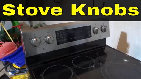 can you remove stove knobs
